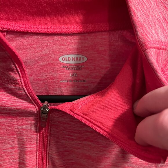 Old Navy Partial Zip Athleisure Top - Picture 2 of 3